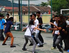  Fun and Games - Student having group games during the Second day of Orientation.