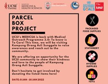 Parcel Box Project For Kampung Orang Asli Sunggala
