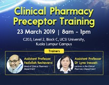Clinical Pharmacy Preceptor Training 
