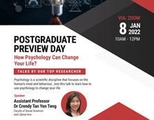 Postgraduate Preview Day: How Psychology Can Change Your Life?