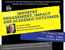 Professor Amrik Talks On Industry Engagement, Impact And Academic Outcomes 