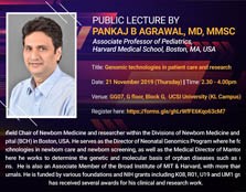 Public Lecture by Pankaj B Agrawal