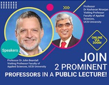Join Two Prominent Professors in a Public Lecture!