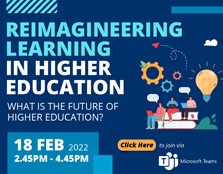 Reimagineering Learning In Higher Education