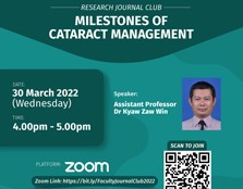 Research Journal Club : Milestones Of Cataract Management