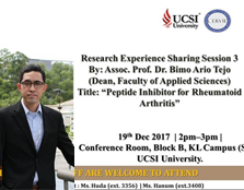 Research Experience Sharing Session 3 