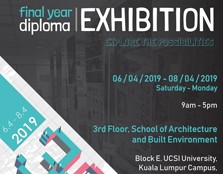 Final Year Diploma In Architecture and Interior Architecture Exhibition