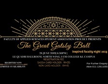 SASSA Faculty Night - The Great Gatsby Ball