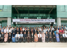  The UCSI University Kuala Terengganu campus management and academic team with the graduated medical students of the class of 06/11