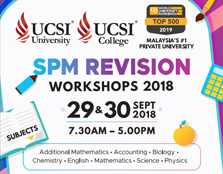 SPM Revision Workshops 2018