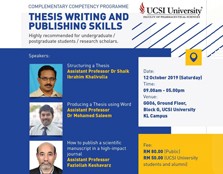 Polish Your Thesis Writing and Publishing Skills