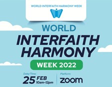 World Interfaith Harmony Week 2022