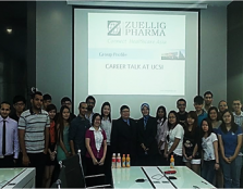 Group Portrait: Mr Daniel Tan from Zuellig Pharma along with students and lecturers from UCSI University during the recent career talk.