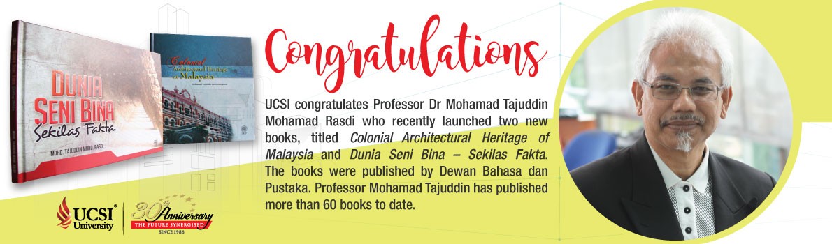 Congratulations to Professor Dr Mohamad Tajuddin Mohamad Rasdi