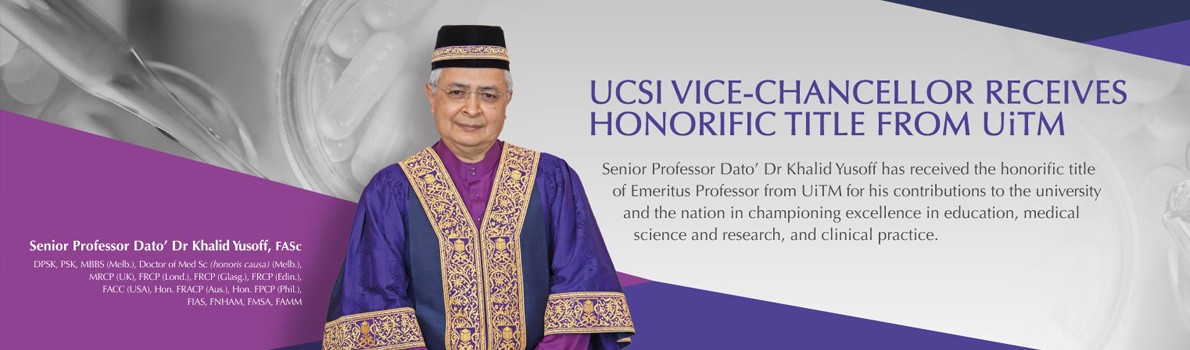 Congratulation Prof. Dr. Khalid Yusof