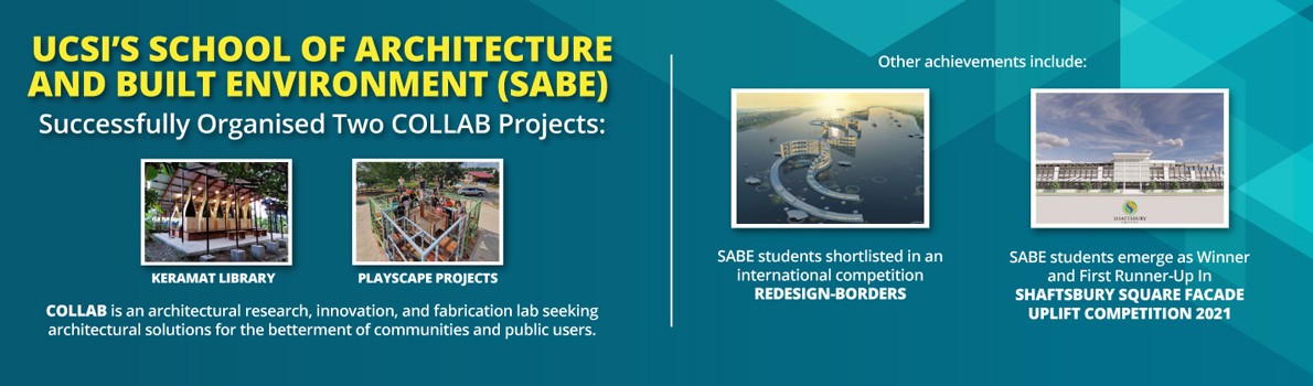 UCSI’s School of Architecture and Built Environment (SABE) Successfully Organised Two COLLAB Projects.