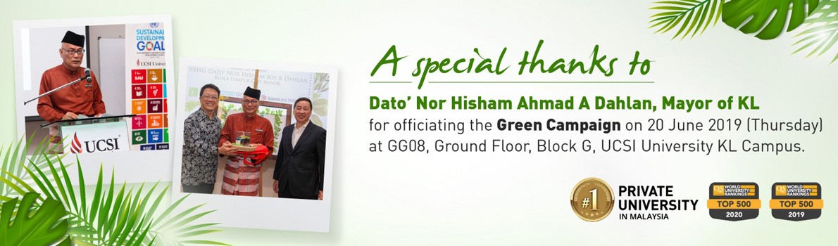 A Special Thanks to Dato’ Nor Hisham Ahmad A Dahlan, Mayor of KL